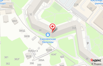 Продовольственный магазин Ермак в Промышленном районе на карте