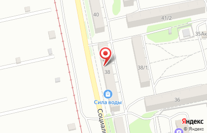 Продуктовый супермаркет Аникс на Социалистической улице, 38 на карте