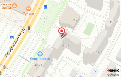 Вок & ролл на Профсоюзной улице на карте