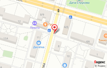 Киоск по продаже печатной продукции, Петродворцовый район на карте