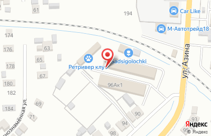 Салон мягкой мебели Cloud на улице Азина на карте