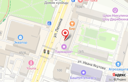 Магазин в Уфе на карте