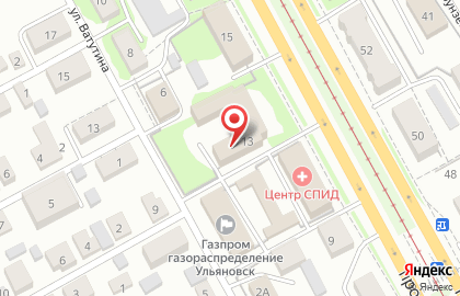 Областной детский экологический центр в Ленинском районе на карте