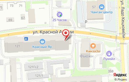 Интернет-магазин Lamoda на улице Красной Армии на карте
