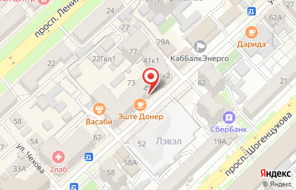 Белый кролик на улице Пушкина на карте
