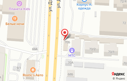 Центр мобильной связи Связной на улице Дзержинского на карте
