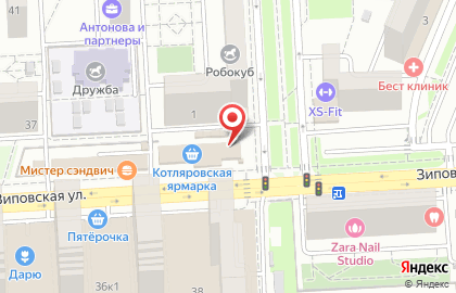 Магазин LYC на Зиповской улице на карте