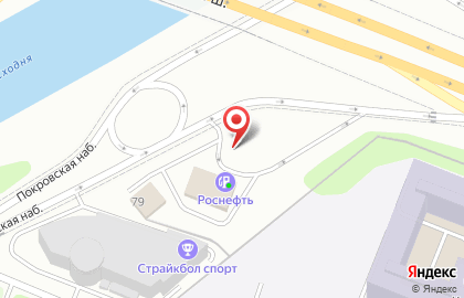 АЗС Роснефть на Волоколамском шоссе на карте