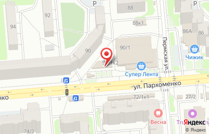 Парикмахерская в Новосибирске на карте