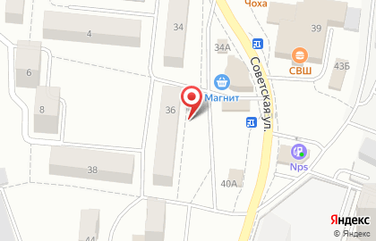 Магазин мясной продукции на Советской улице на карте