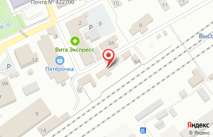 Продуктовый магазин в Казани на карте
