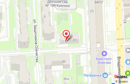 Гастроном на Советской улице на карте