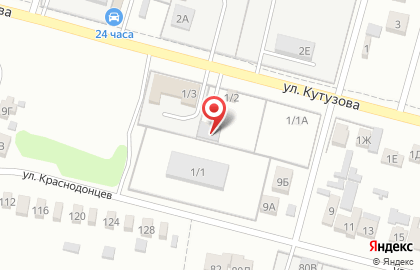 Строительный магазин на улице Кутузова на карте