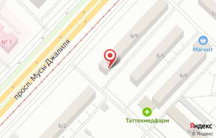 Библиотека для детей и взрослых в Набережных Челнах на карте