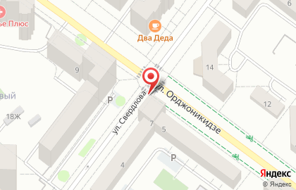 Городской центр проката на улице Орджоникидзе на карте