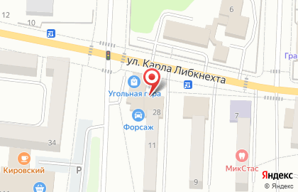 Магазин разливных напитков ПивоМан на улице Карла Либкнехта на карте