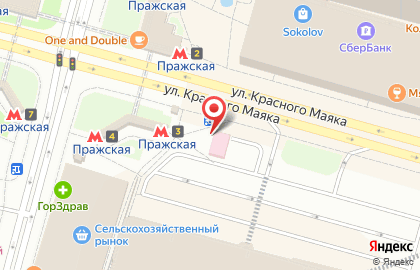 Киоск по продаже цветов, район Чертаново Южное на карте
