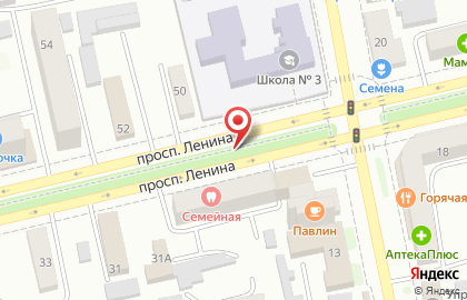 Сладкий рай на проспекте Ленина на карте