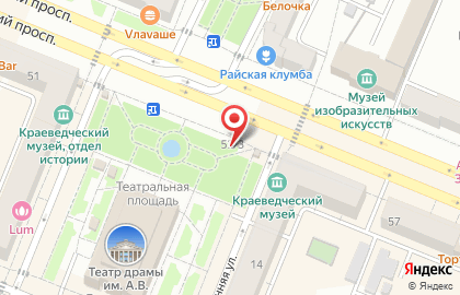 Киоск фастфудной продукции на Советском проспекте на карте