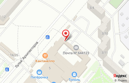Автошкола Светофор на бульваре Архитекторов, 5 на карте
