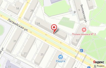 Молочное место в Октябрьском районе на карте
