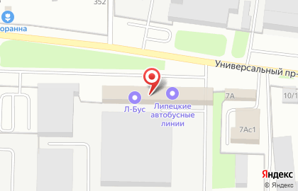 ОАО Липецкие автобусные линии на карте