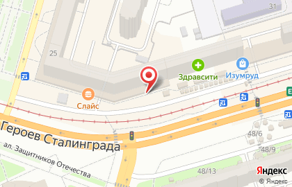 Магазин тканей в Волгограде на карте