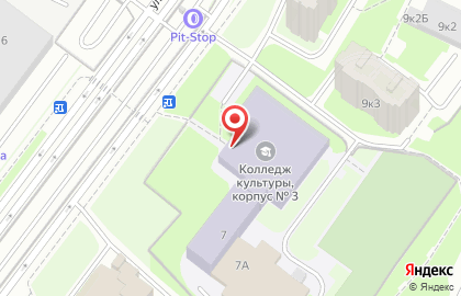 Автошкола Российский колледж традиционной культуры на улице Ворошилова на карте