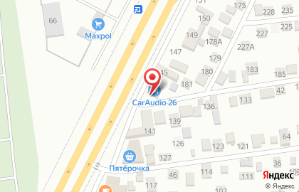 Магазин автозапчастей в Ставрополе на карте