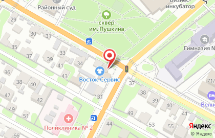 Торговая компания Восток-Сервис-Тула в Пролетарском районе на карте