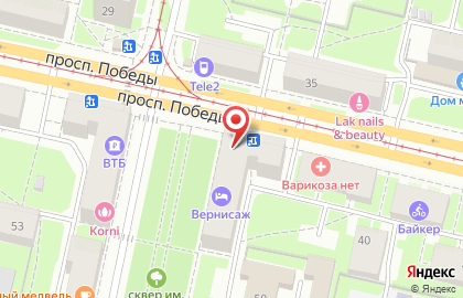 Фотокопировальный центр на улице Верещагина на карте