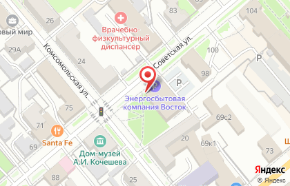 Банкомат Агропромкредит на Советской улице на карте