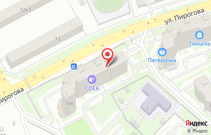 Стоматологическая клиника Денталика на улице Пирогова на карте