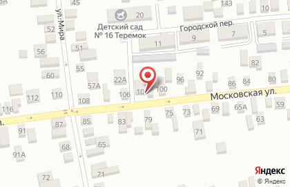 Адвокатский кабинет Белотелова К.А. в Городском переулке на карте