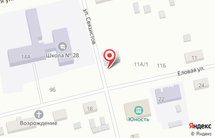 Сеть аптечных пунктов на Еловой улице на карте