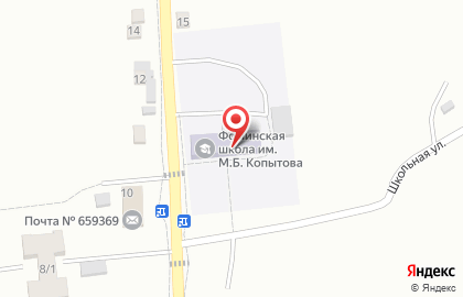 Фоминская общеобразовательная средняя школа на карте