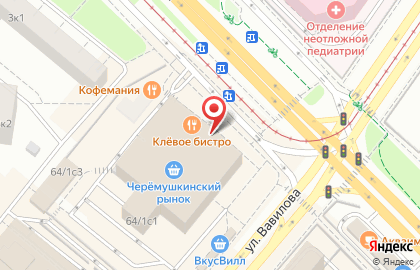 Пекарня Хлеб да Калач в Гагаринском районе на карте