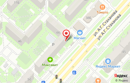 Ювелирный салон Малахит в Октябрьском районе на карте