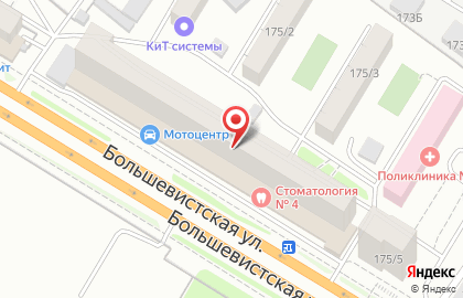 Сервисный центр Абсолют на Большевистской улице на карте