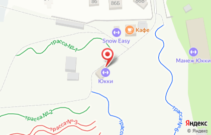 Юкки-Парк, горнолыжный курорт на карте
