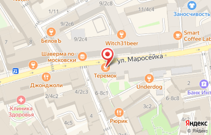 Ресторан Теремок в Москве на карте