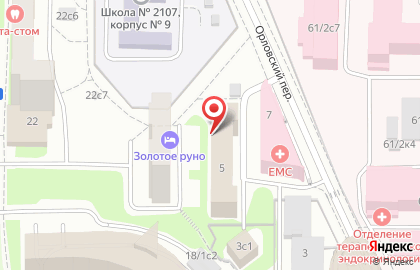 Москоллектор, ГУП в Орловском переулке на карте