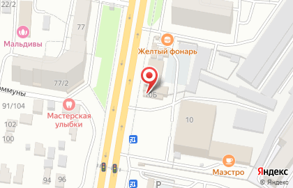 Оренбургский филиал Банкомат, ФКБ Юниаструм Банк в Центральном районе на карте