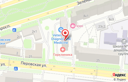 ГорКлиника в Перово на карте