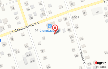 Пекарня Станиславский на улице Станиславского на карте
