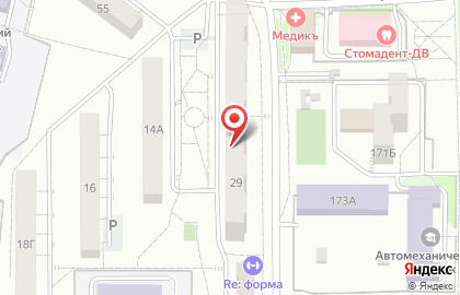 Детская библиотека в Хабаровске на карте