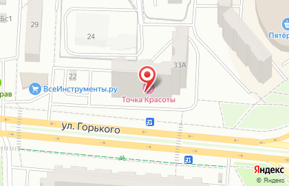 Салон ТОЧКА красоты на улице Горького на карте