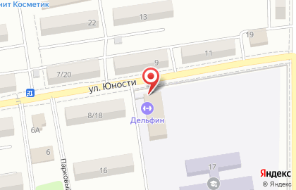 Плавательный бассейн Дельфин на Мелиховской улице на карте