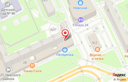Городской ресторан Токио-city в Санкт-Петербурге на карте