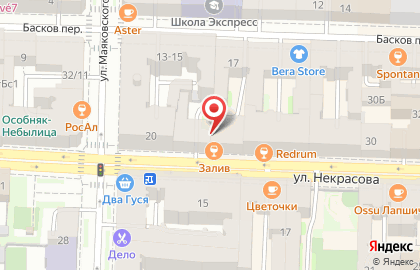 Сеть магазинов обуви из натуральной кожи, ИП Казанский А.В. на улице Некрасова на карте